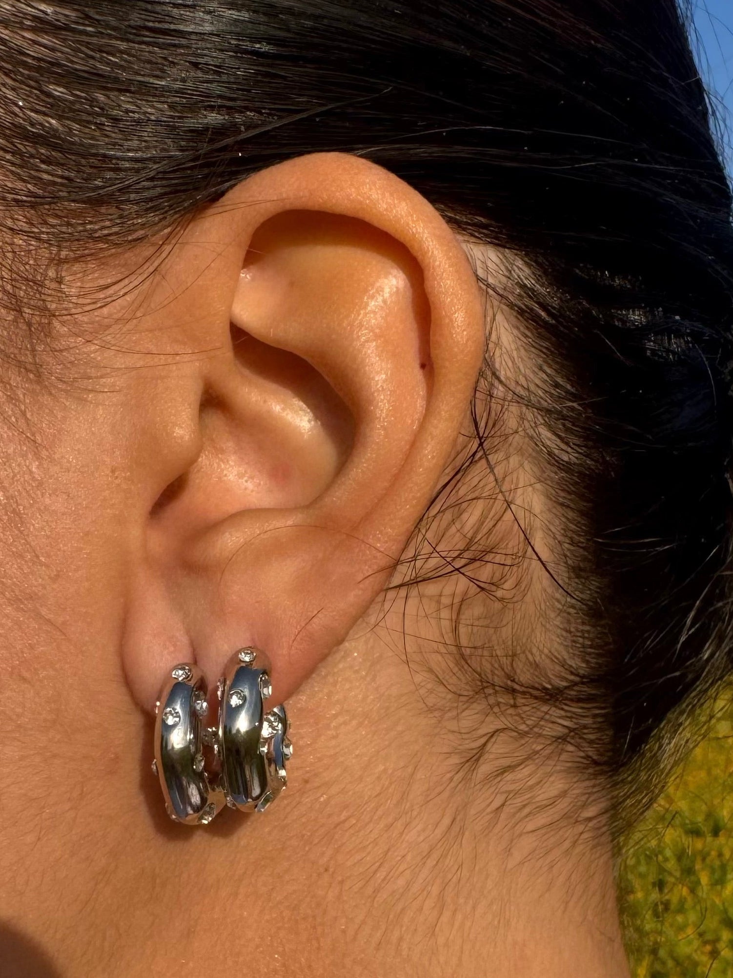 Orecchini Loops silver