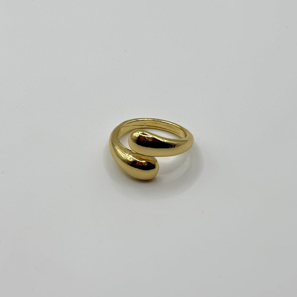 Ring goccia gold