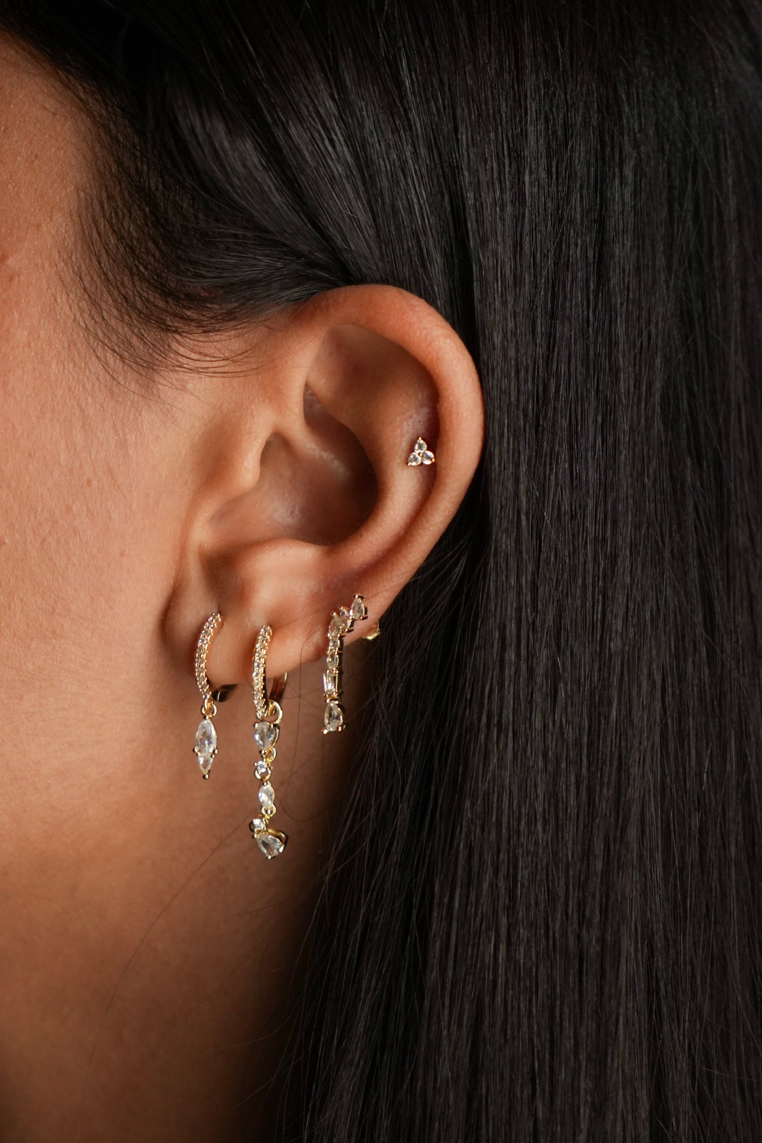 Set orecchini Artemis gold