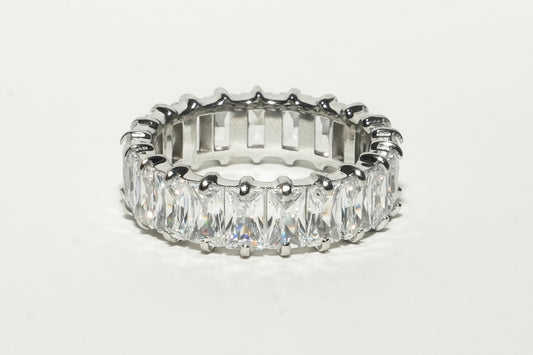 Diamond Ring - Silver White