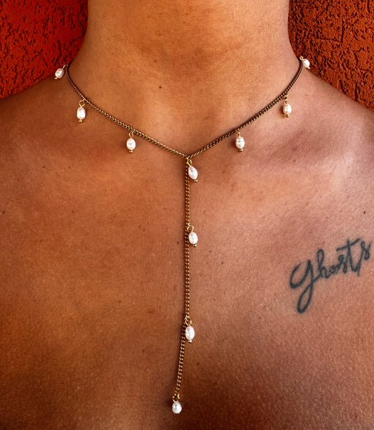 Pearl Drop Choker