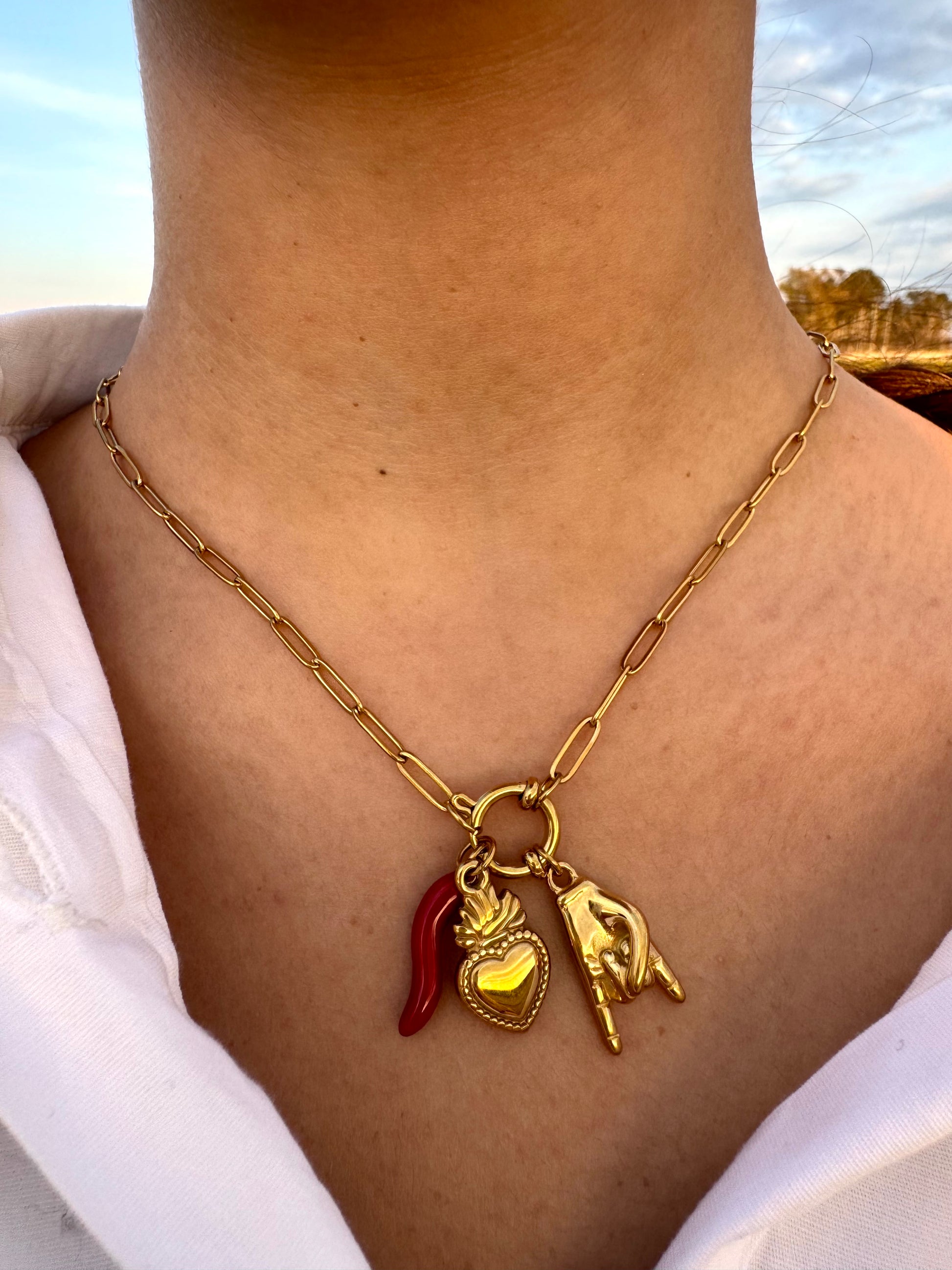 Collana amuleto 🌶️🤘🏾❤️‍🔥