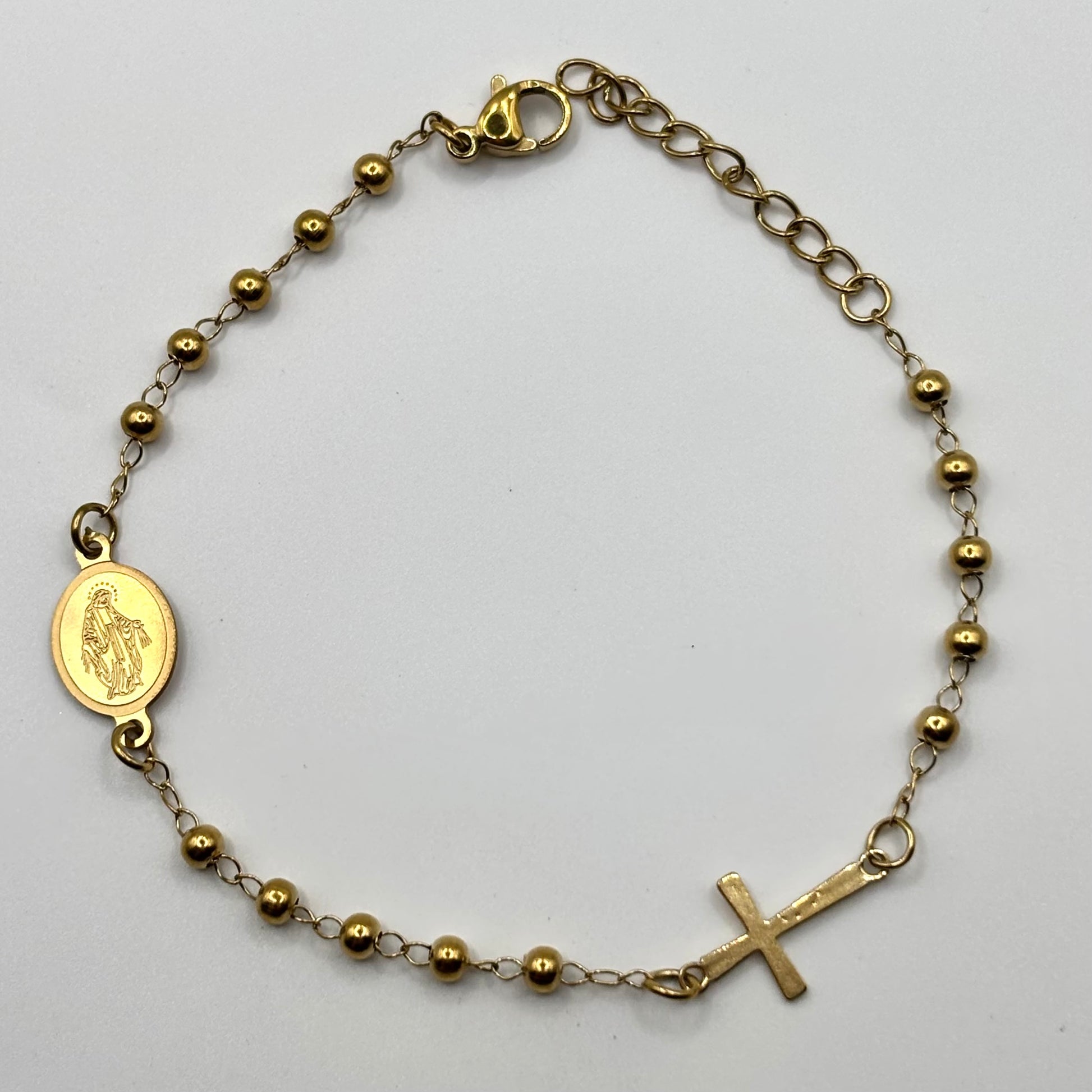 Bracciale rosario gold
