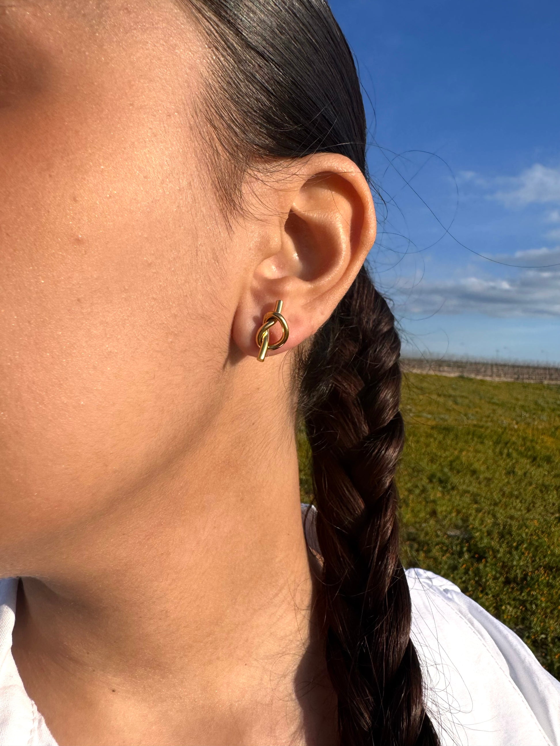 Orecchini nodo infinity