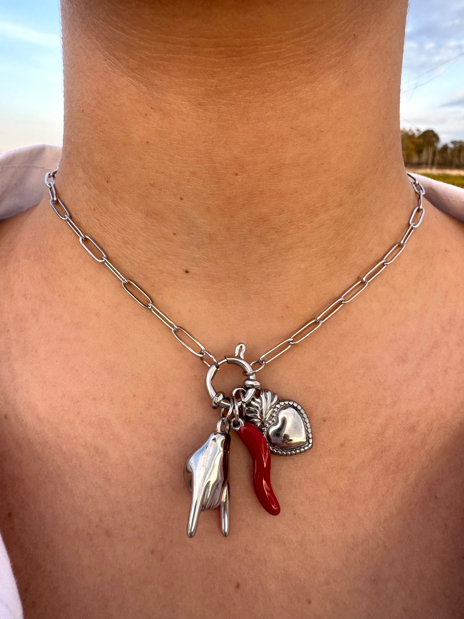 Collana amuleto 🌶️🤘🏾❤️‍🔥