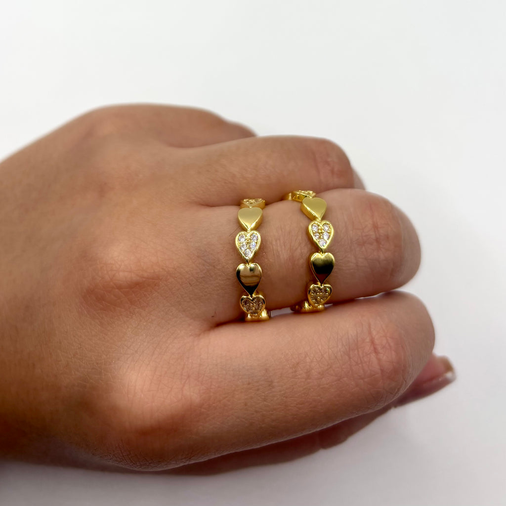Ring multi heart