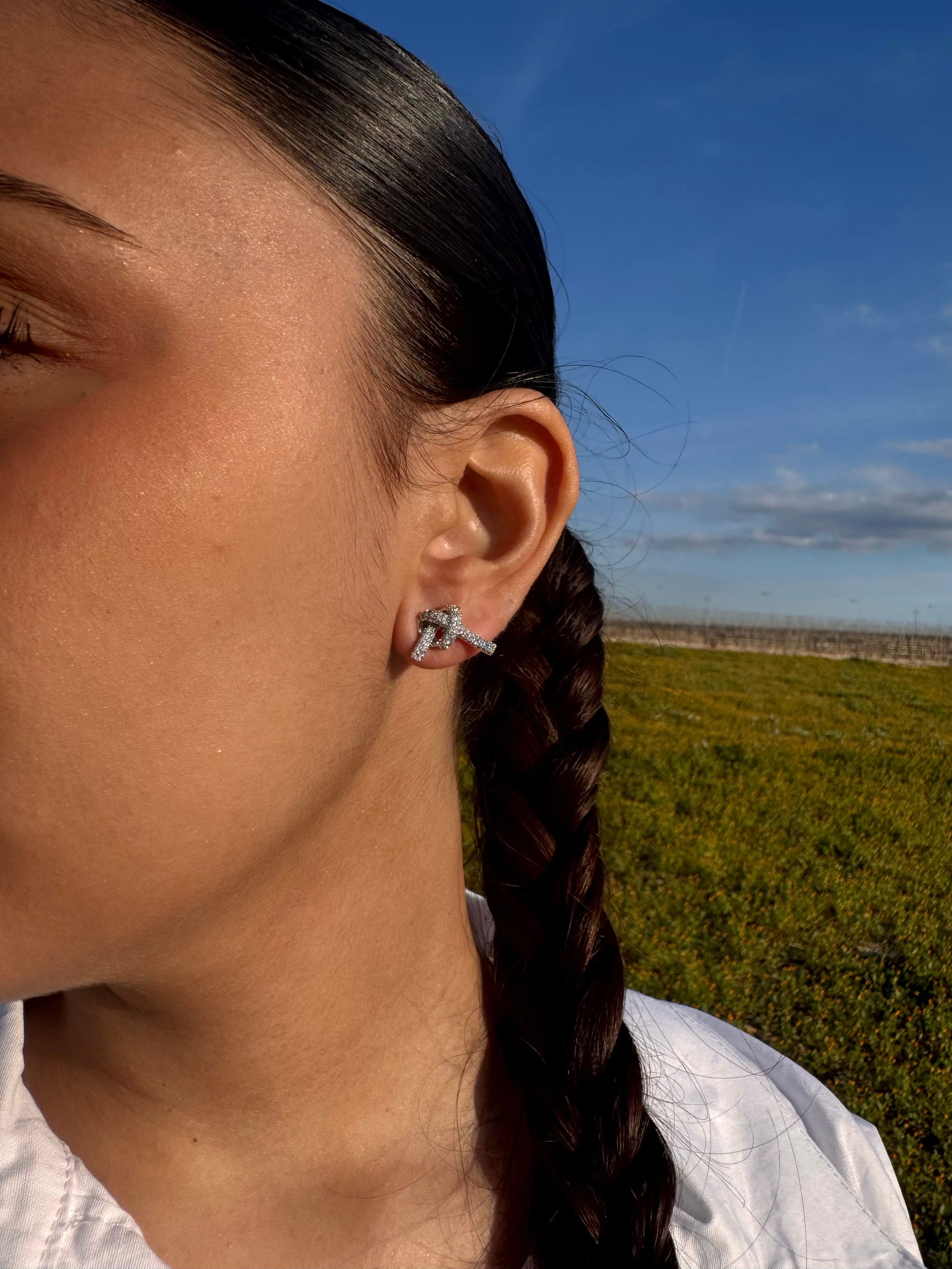 Orecchini infinity silver